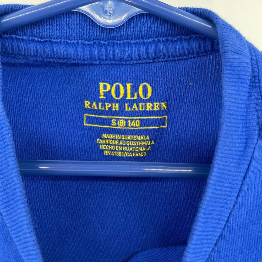 Polo Ralph Lauren Blue Kids Shirt‎ Polo Ball Jockey Boys 8